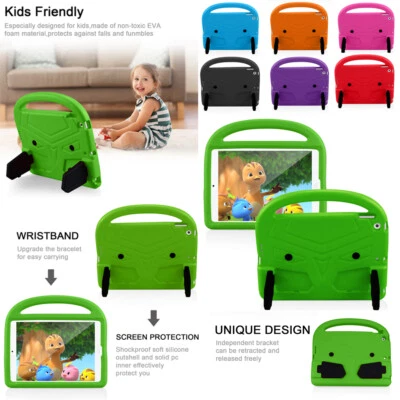 For iPad 9th 8th 7th 5th 6th Generation 10.2in 9.7in Stand Case Cover Kids Gift - Image 1 of 4