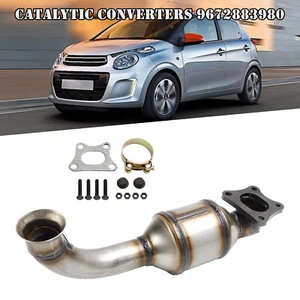 Catalytic Converter 9822117480 Fits For Peugeot 108 208 301 308 II 1.2 VTi XE ZA - Picture 1 of 12