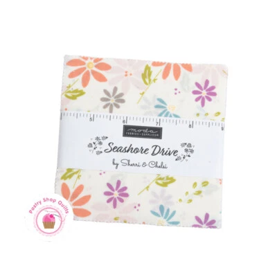 Moda SEASHORE DRIVE Sherri & Chelsi CHARM PACK 42- 5" squares Quilting Fabric - Image 1 of 4