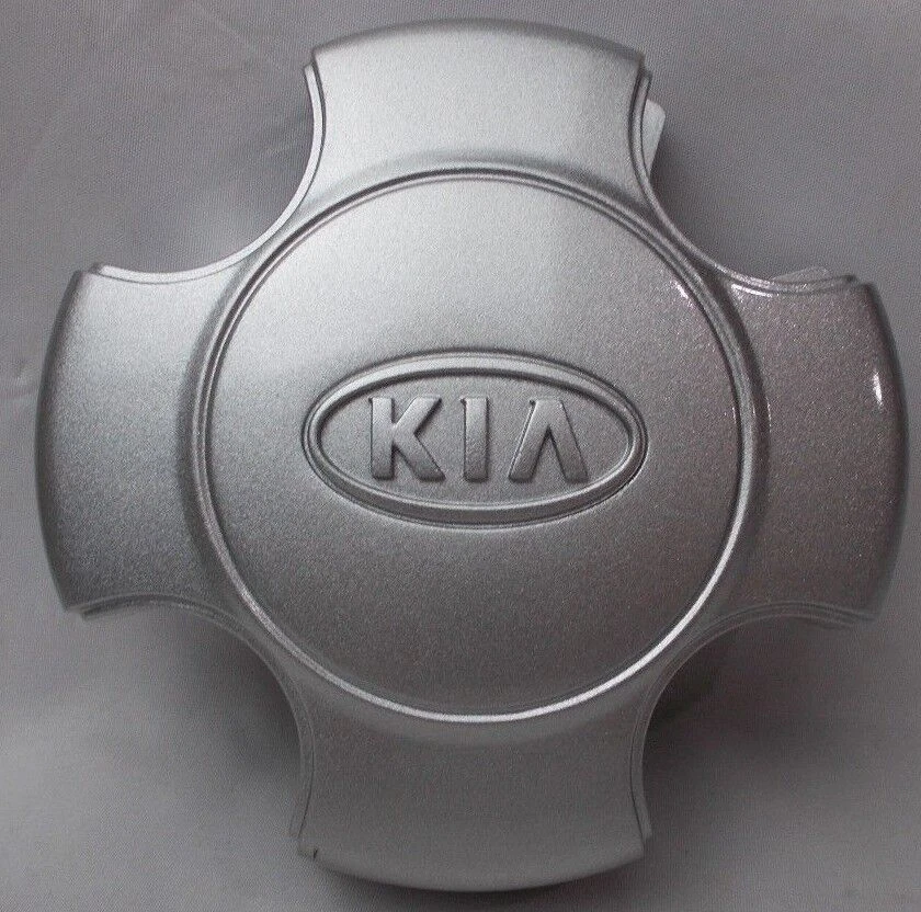 Se adapta a; tapa central de rueda Kia Rio SX plateada OE 4" diámetro 2006-2007 Foto 1 de 4