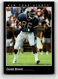 1993 Pinnacle #343 Derek Brown TE (NM)(FTB) - Picture 1 of 2