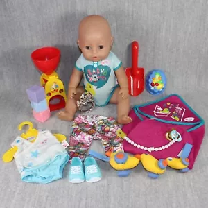 BABY BORN Zapf Creation Boy Doll Sleeping Eyes | Clothes | Shoes | Extra Toy Set - Bild 1 von 24