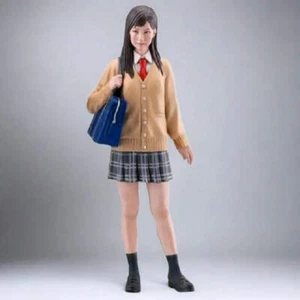 Kit Modelo Resina 1/12 Moderno Asiático Niña Colegiala Estudiante Sin Pintar - Imagen 1 de 1