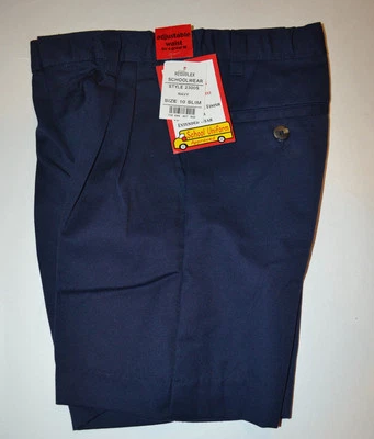 Pantalones Cortos REEDFLEX SCHOOLWEAR Azul Marino 10 Ajustados Nuevos con Etiquetas Foto 1 de 2