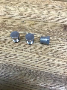 3pcs 1/4" NPT Male 304 Stainless Steel Pipe Fitting Hex Head Plug - Picture 1 of 2