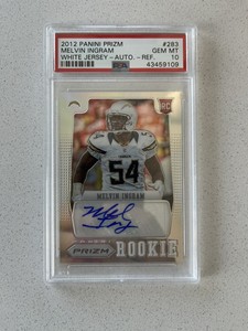 2012 Panini Prizm - Silver ROOKIE Autographs #283 Melvin Ingram III /99 (AU, RC)