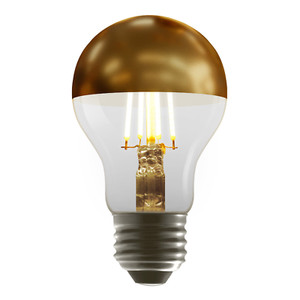 Better Homes & Gardens LED Gold Dipped Vintage Style LED Soft White Light Bulb,