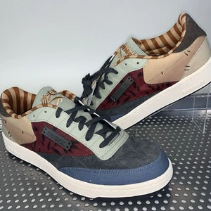 Reebok x Kung Fu Panda Club C 85 Men's Size 12 Tennis Shoes Gravel/Beige GZ8634 - Picture 1 of 10