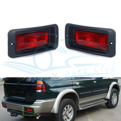 Abajur refletor de para-choque traseiro acabamento c para Mitsubishi Pajero MONTERO Sport 1999-2008 - Imagem 1 de 4