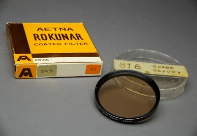 Rokunar 55mm 81B Warming Filter w/Case made in Japan EX! - Image 1 of 4