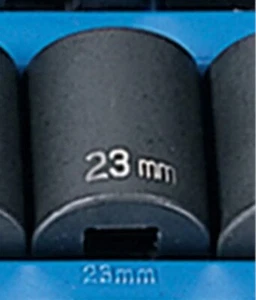 Grey Pneumatic 2023M 1/2" Drive x 23mm Standard Socket - Picture 1 of 1