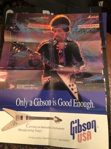 Only a Gibson is Good Enough - Jimi Hendrix, Angus Young - AC/DC Poster’s - Bild 1 von 4