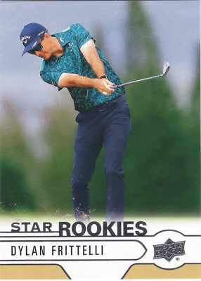 2021 Upper Deck SP Authentic Golf DYLAN FRITTELLI Star Rookies #UDR-8 - Image 1 of 2