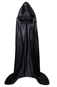 TTVOVO Hooded Cloak Tunic Robe for Men & Kids Knight Gothic Fancy Dress Hallowee