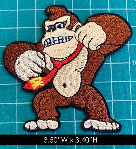 Nintendo Donkey Kong haftowana naszywka do prasowania