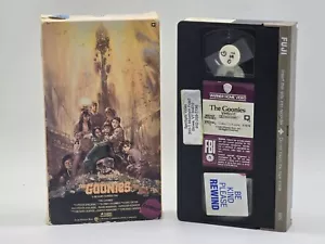 The Goonies 1985 VHS Rare No Barcode - Picture 1 of 10