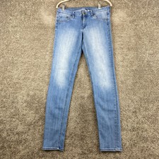 &Denim by H&M Super Skinny Jeans Women's 29/32 Blue Faded Low Waist Light Wash