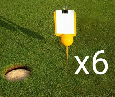 Golf ball,  6 x Nearest The Pin / Longest Drive Markers. Clubs / Societies - Image 1 of 4