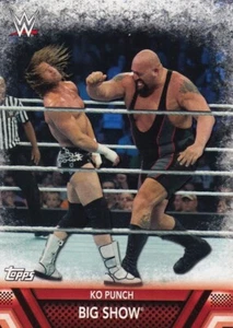 The Big Show WWE Wrestling Trading Card Topps Wrestle Smackdown RAW F-15 2017 - Picture 1 of 5