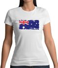 Australia Grunge Bandera - Camiseta para Dama - Australiano Banderas Canberra OZ