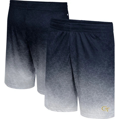 Men's Colosseum Navy Georgia Tech Yellow Jackets Walter Shorts Cover