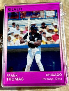 Frank Thomas 1991 Star Company Chicago White Sox 9-card Silver BB Set  #/2000