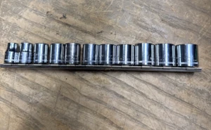 Craftsman USA 11pc 9mm to 19mm Full Socket Set, 3/8" Drive 12 Point 22JS2674-D11 - Picture 1 of 8