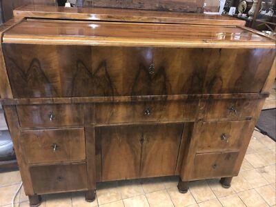 Wiener Biedermeier Schreibtisch Kirschbaum um 1830 Antik Sekretär Schreibmöbel - Bild 1 von 4