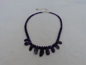 Amazing Jay King Sterling Silver & Polished Stone 18" Necklace N-4 - Picture 1 of 8