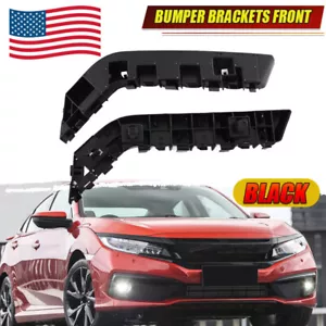 2X Front Bumper Fender Brackets Support Beam Assembly For Honda Civic 2016-2021 - Bild 1 von 9