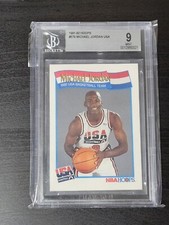 1991-92 Michael Jordan NBA Hoops #579 BGS 9 Mint Rare