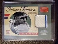 2013 PANINI AMERICA'S PASTIME FUTURE FABRICS JUAN LAGARES RC #/125 METS ANGELS