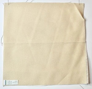 Tan 19 count cotton even weave counted cross stitch fabric 11" x 11' - Picture 1 of 2