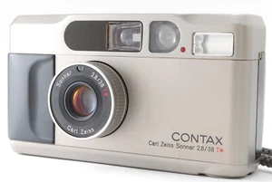 [No extra costs!] Contax T2 Titan Silver 35mm Film Camera Near Mint #682 - Picture 1 of 12