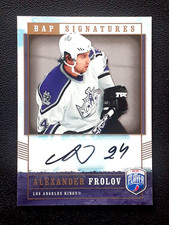 ALEXANDER FROLOV AUTO 2006-07 BE A PLAYER SIGNATURES 06-07 NO AF       51885