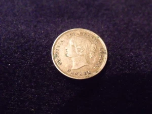 1892 Canadian Five Cent Silver HIGH GRADE NICE COIN FREE SHIPPING - Picture 1 of 2