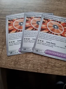 3× Paldean Fates Technical MachineCrisis Punch Uncommon 090/091 RegularNon Shiny - Picture 1 of 1
