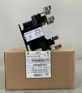 NEW HAMMOND PH50MQMJ-FK INDUSTRIAL CONTROL TRANSFORMER 50 VA 50/60Hz PRI:240x480 - Picture 1 of 9