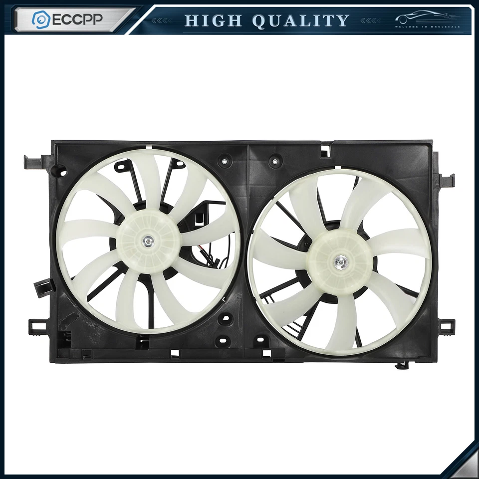 Electric Radiator Condenser Fan Assembly For 2016 2017 2018 19-22 Toyota Prius Foto 1 de 4