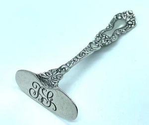 Empujador de alimentos para bebés Sterling Gorham Imperial Crisantemo 3,75" - Sin mono - Imagen 1 de 5