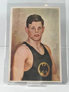1932 Sanella Margarine Type 3 Set-Break #25 Wolfgang Ehrl (Wrestling) - NM - Picture 1 of 2