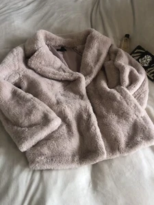 New Look Atemberaubende Kunstfell Jacke Zweimal Getragen. - Bild 1 von 8