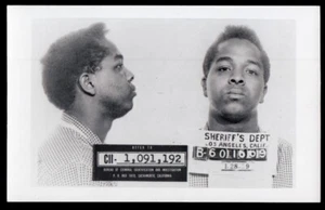 SORROWFUL BLACK MAN ARRESTED ~ 1959 L.A. SHERIFF'S DEPT POLICE MUG SHOT PHOTO - Picture 1 of 1