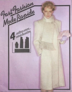 Style 3155 FF Sewing Pattern Easy Winter Coat with Attached Scarf Women 14 B:36" - Picture 1 of 6