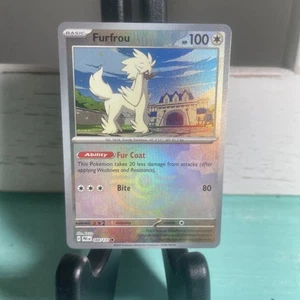 Holograma Furfrou (patrón Poke Ball) 088/131 Prismatic Evolutions - Imagen 1 de 8