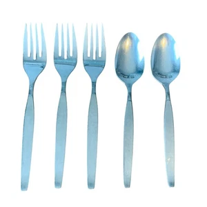 Oneida Community FROSTFRE 3 tenedores de ensalada 2 cucharaditas cubiertos de acero inoxidable - Imagen 1 de 8