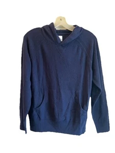 Gap Kids CashSoft Sweater Hoodie Navy Uniform Unisex Size XL 12-13 NWT - Picture 1 of 5