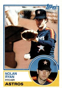 1983 Topps Baseball Card #360 Nolan Ryan Pitcher Houston Astros - Picture 1 of 8