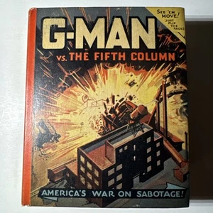 G-Man Vs The Fifth Column 1941 Big Better Little Book Vintage Whitman BLB - Bild 1 von 21