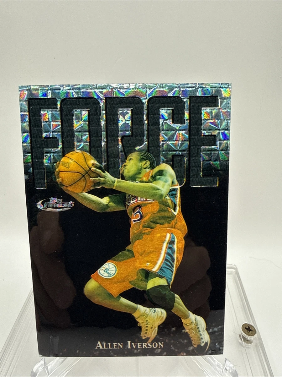 Topps Allen Iverson Basketball 1997-98 Season Sports Trading Cards